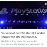 Preis der PlayStation 5