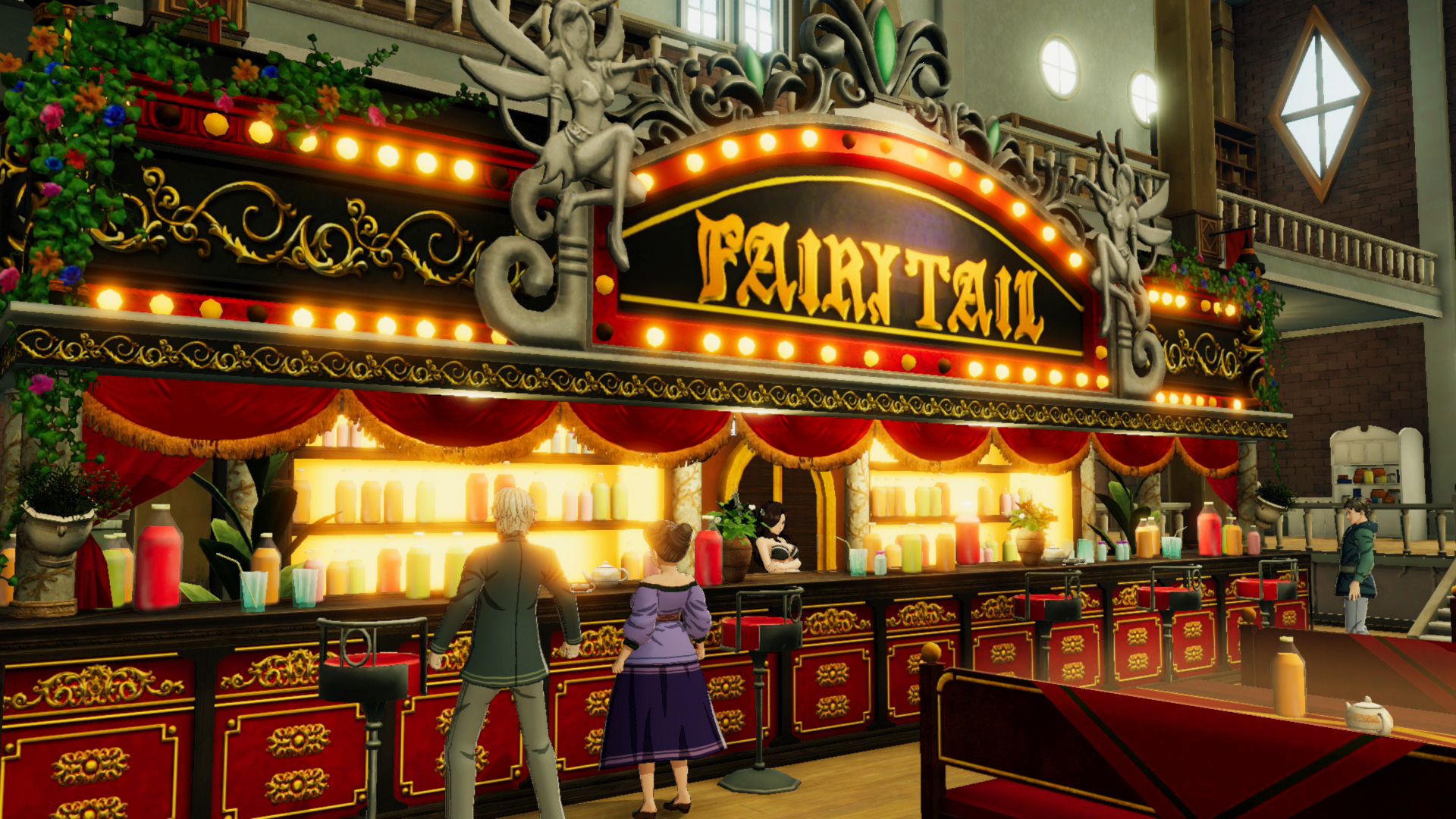 Fairy Tail: Die Gildenhalle und zahlreiche Gast-Charaktere vorgestellt