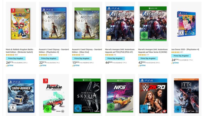 Amazon Prime Day 2020: Die besten Games-Angebote des Tages &hellip;
