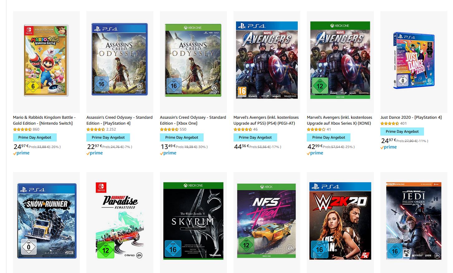 Amazon Prime Day 2020: Die besten Games-Angebote des Tages &hellip;