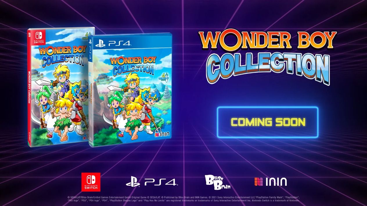 #ININ Games bringt die Wonder Boy Collection auf Nintendo Switch und PS4