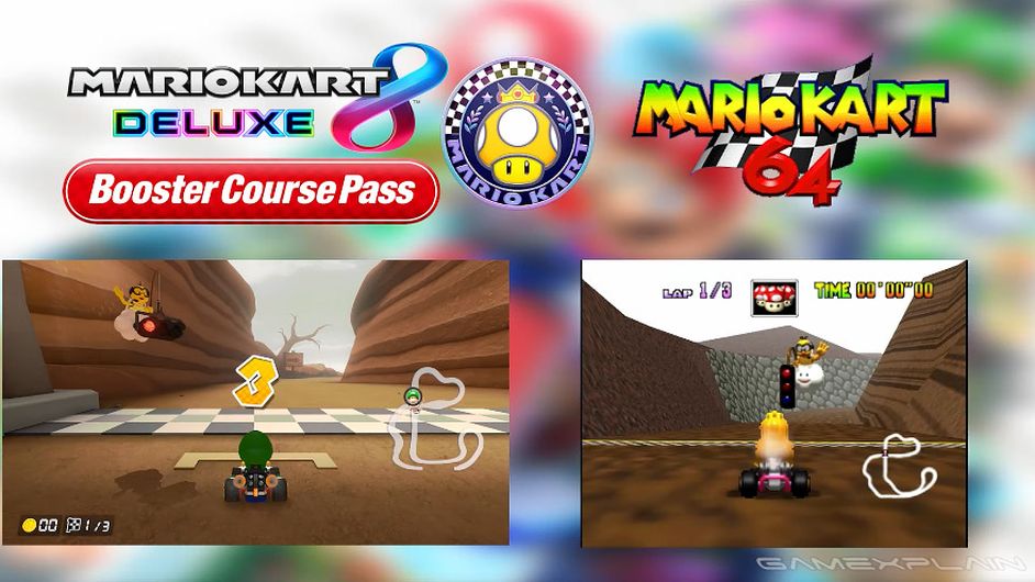 Mario Kart 8 Deluxe: Alle neuen DLC-Strecken im direkten Grafikvergleich  mit den Originalen •