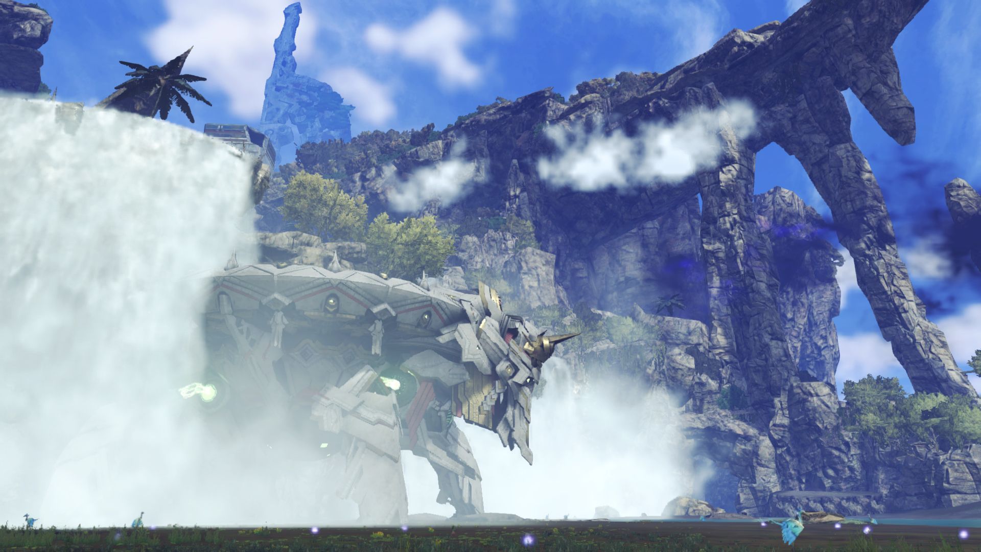 #Xenoblade Chronicles 3 stellt euch die Cotte-Wasserfälle und den gigantischen Maktha-Wald vor