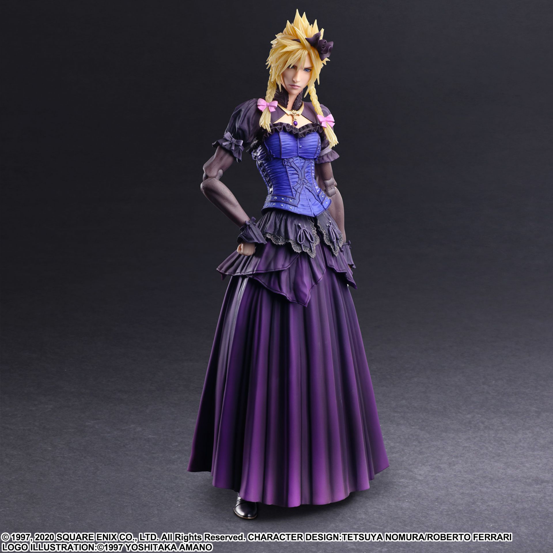 Final Fantasy VII Remake Cloud Bekommt Eine Play Arts Im Kleid Der   Final Fantasy Vii Remake Play Arts Action Dress Cloud 01 