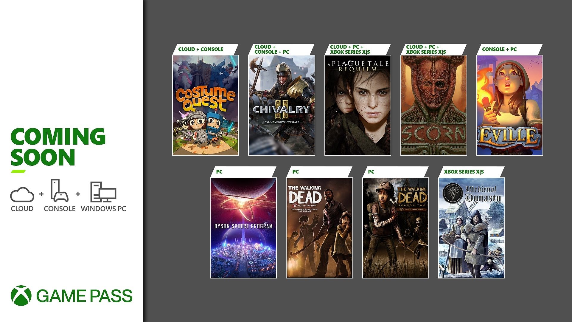 #Xbox Game Pass im Oktober mit Scorn, A Plague Tale: Requiem und diesen weiteren Games