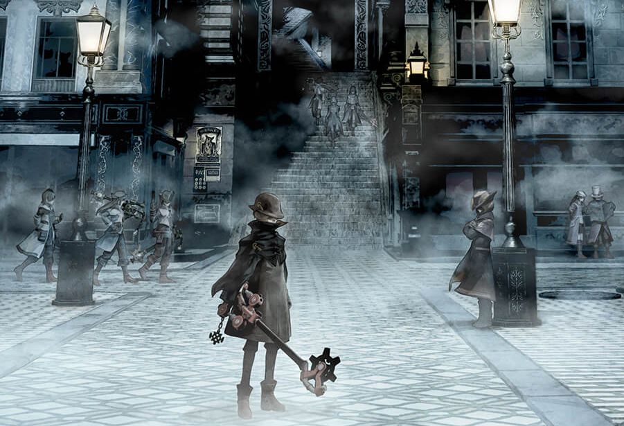 #Kingdom Hearts Missing-Link zeigt ein düsteres Artwork vor dem ersten Prototype Test