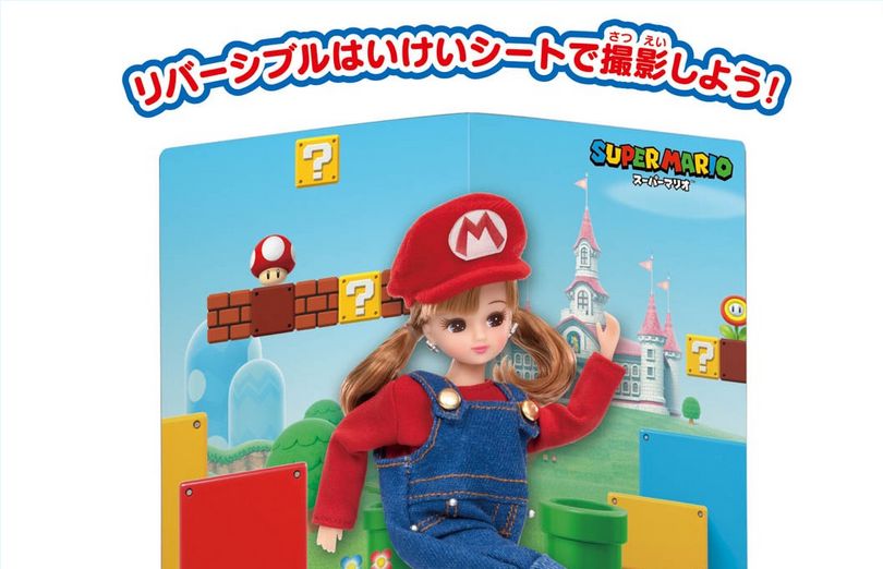 #Japanische „Barbie“ Licca ist demnächst im Outfit von Super Mario erhältlich