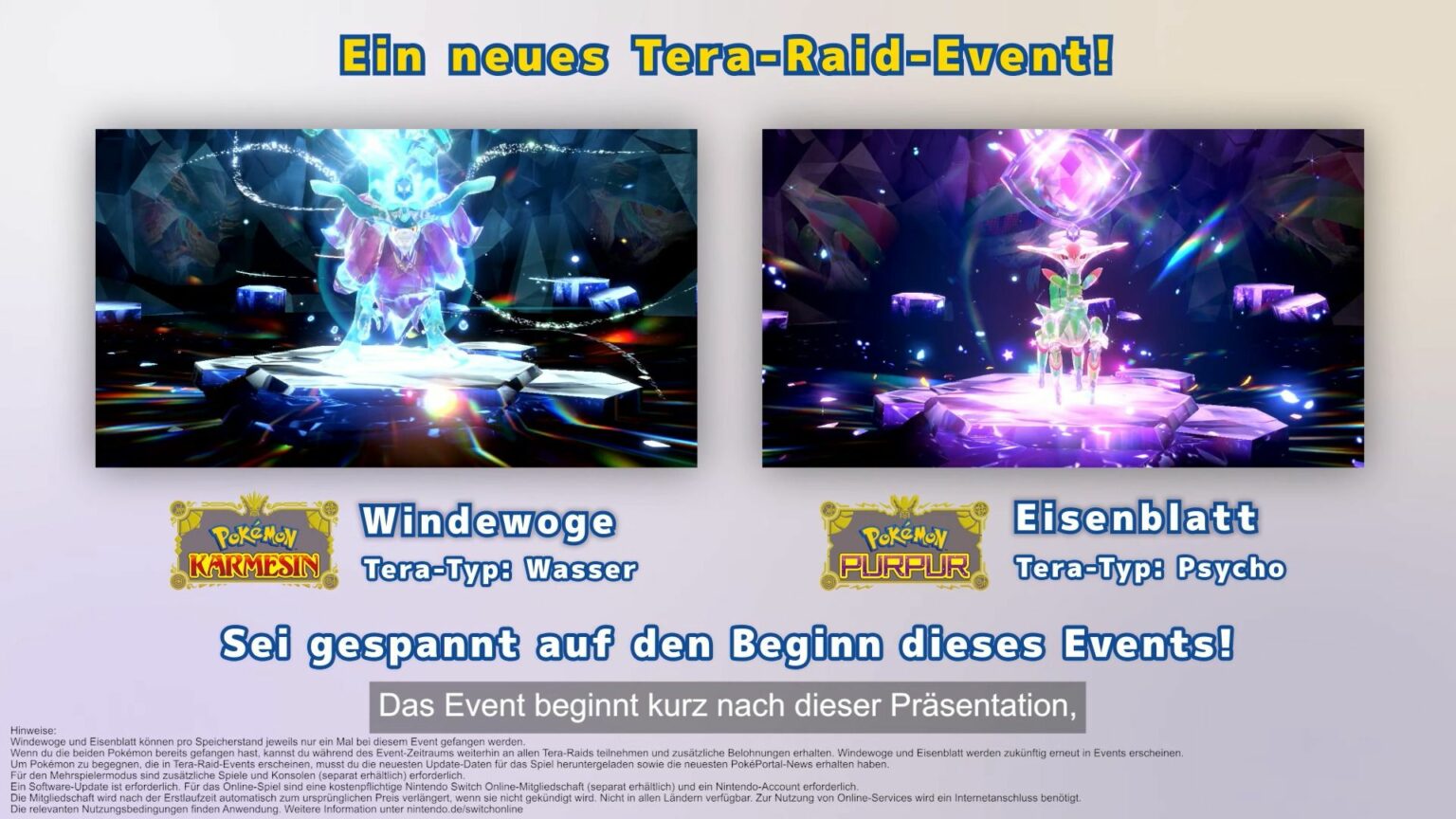 Pokémon Karmesin und Purpur Neue ParadoxPokémon und jetzt könnt ihr sie fangen