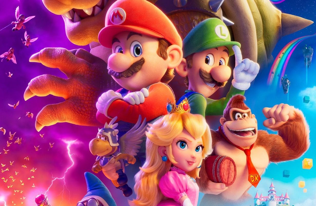 #Super Mario Bros. Film: Neues Poster gibt Einblicke zu Locations und Charakteren