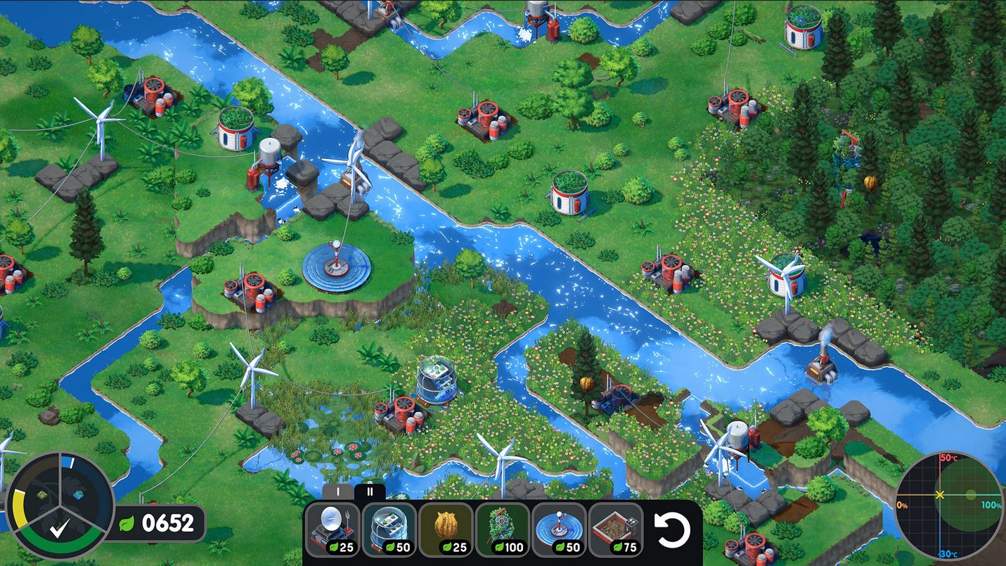 #Terra Nil: Neues Gameplay zum umweltbewussten Städtebau-Simulator veröffentlicht