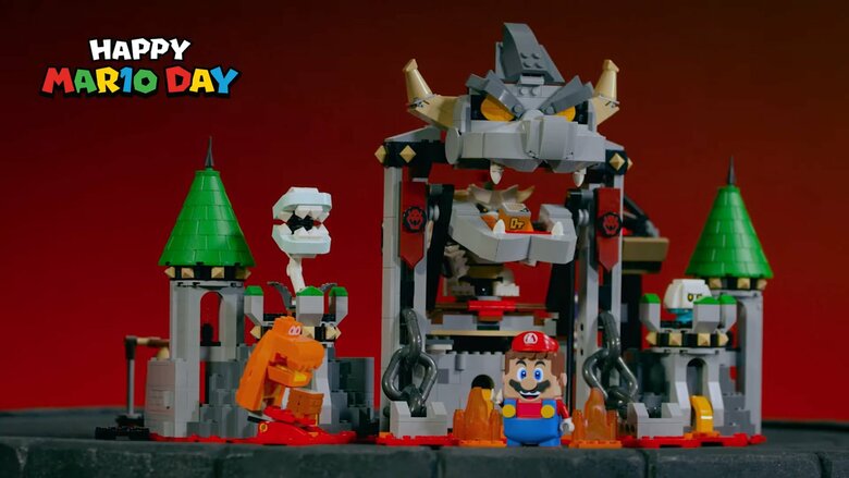 #LEGO Super Mario: Knochen-Bowser und Donkey Kong stoßen bald ins Baustein-Universum