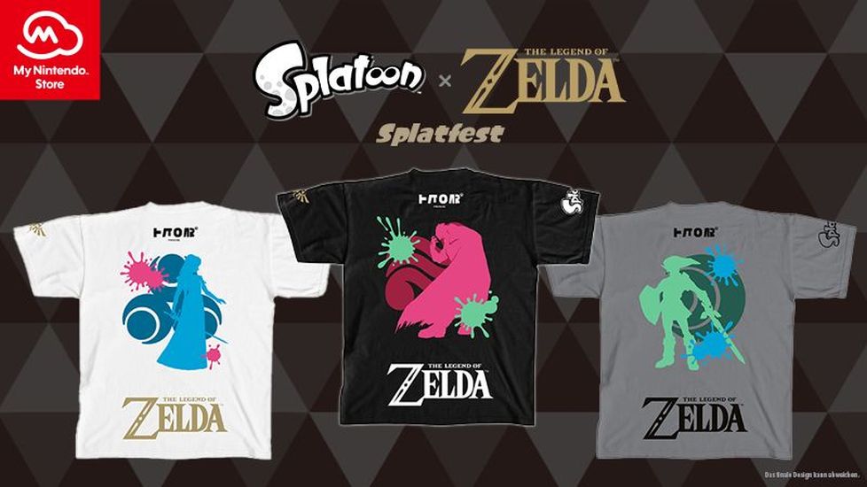 #Splatoon und Zelda kreuzen die Klingen: T-Shirts zum Splatfest jetzt vorbestellen
