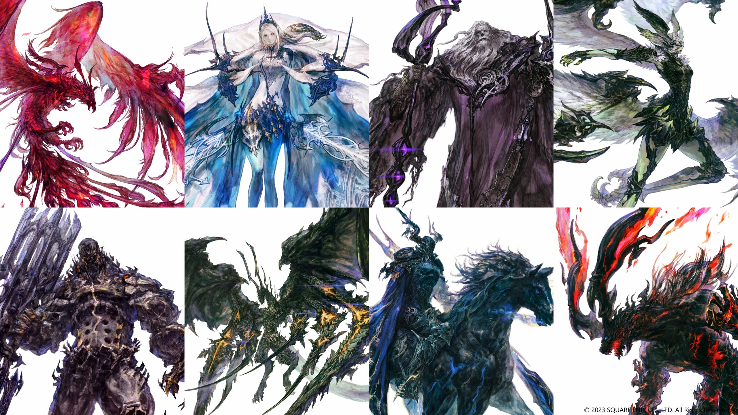 #Final Fantasy XVI: Square Enix teilt imposante Artworks zu den Espern