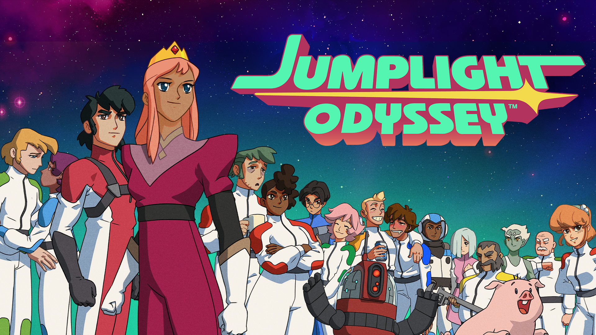 #Jumplight Odyssey beginnt seine galaktische Reise durch Sci-Fi-Animes der 70er-Jahre