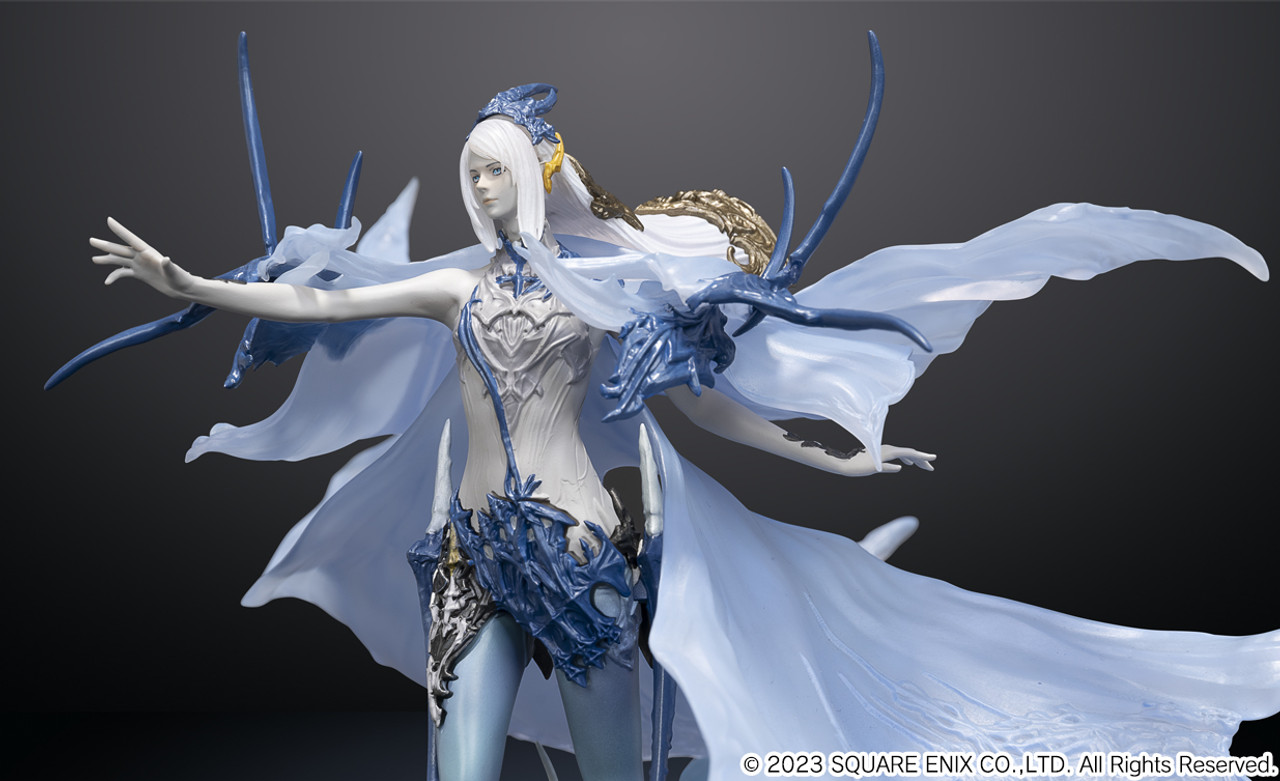 #Final Fantasy XVI: Acryl-Figuren, Büsten und Diorama-Shiva jetzt bei Square Enix vorbestellbar