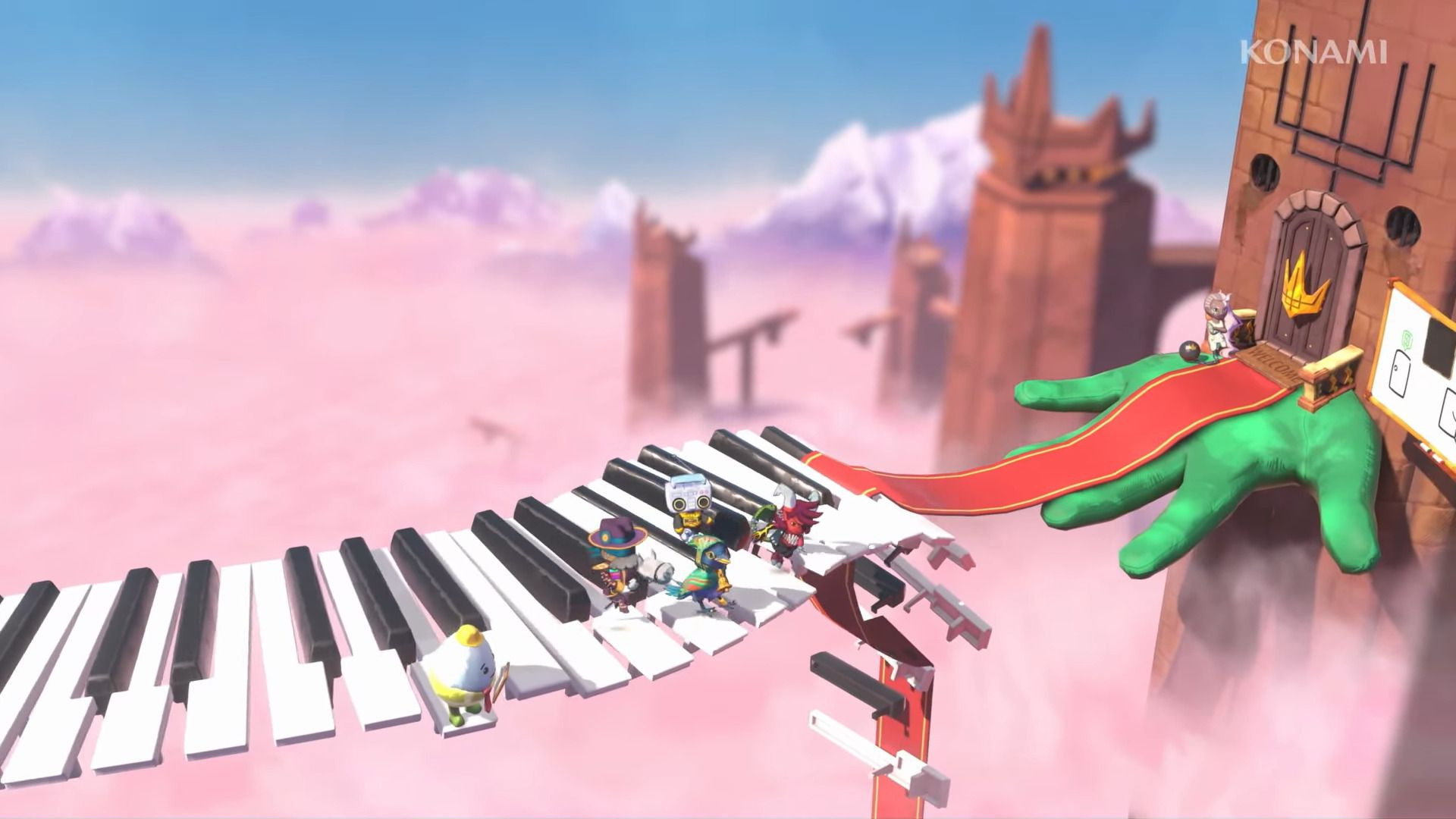 #Konami kündigt mit Super Crazy Rhythm Castle einen verückten Puzzle-Koop-Rhythmus-Mix an