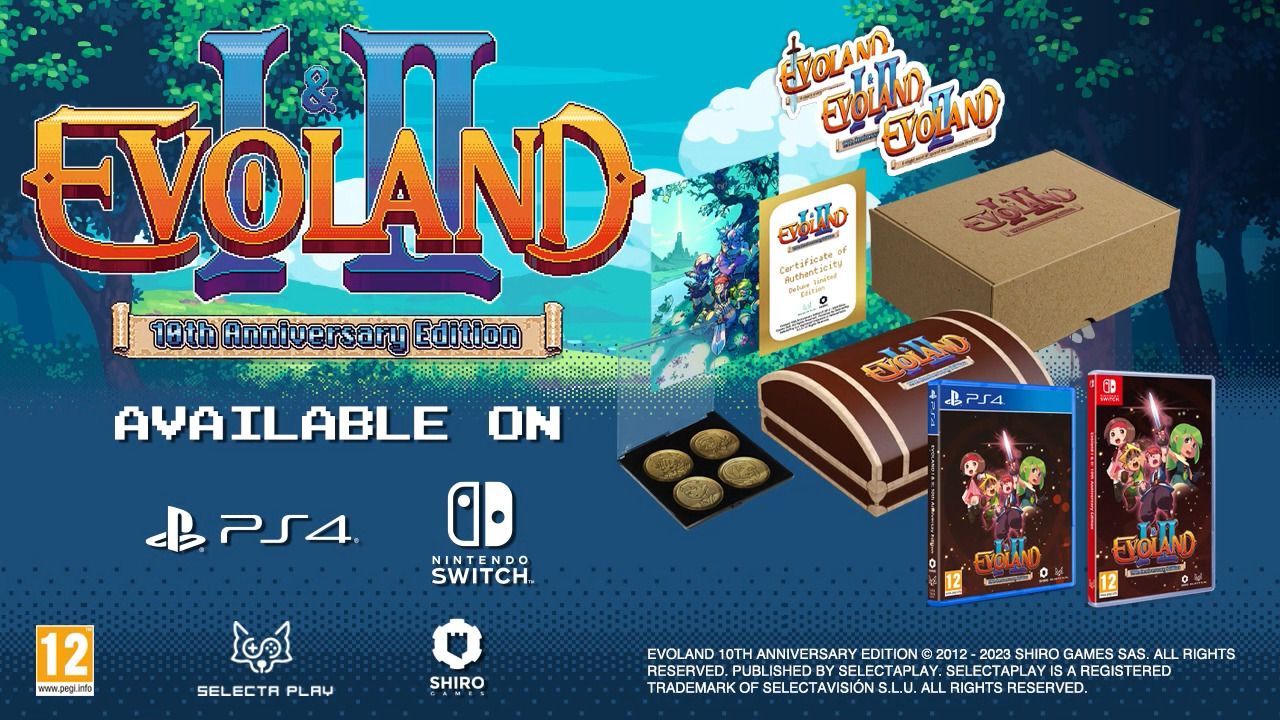 #Evoland 10th Anniversary Edition erscheint physisch für Switch und PS4