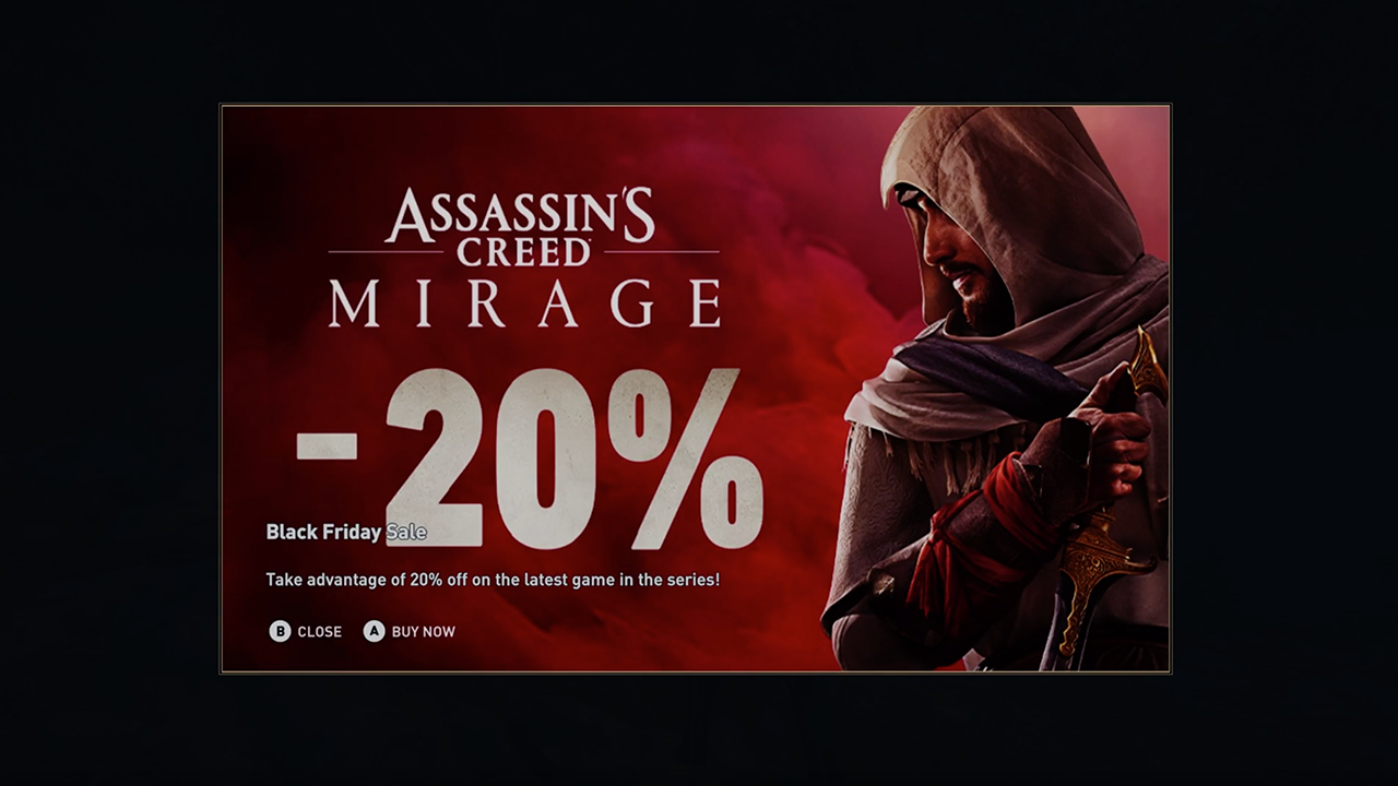#Pop-Up-Werbung in Assassin’s Creed: Ubisoft sagt, das war nur ein technischer Fehler