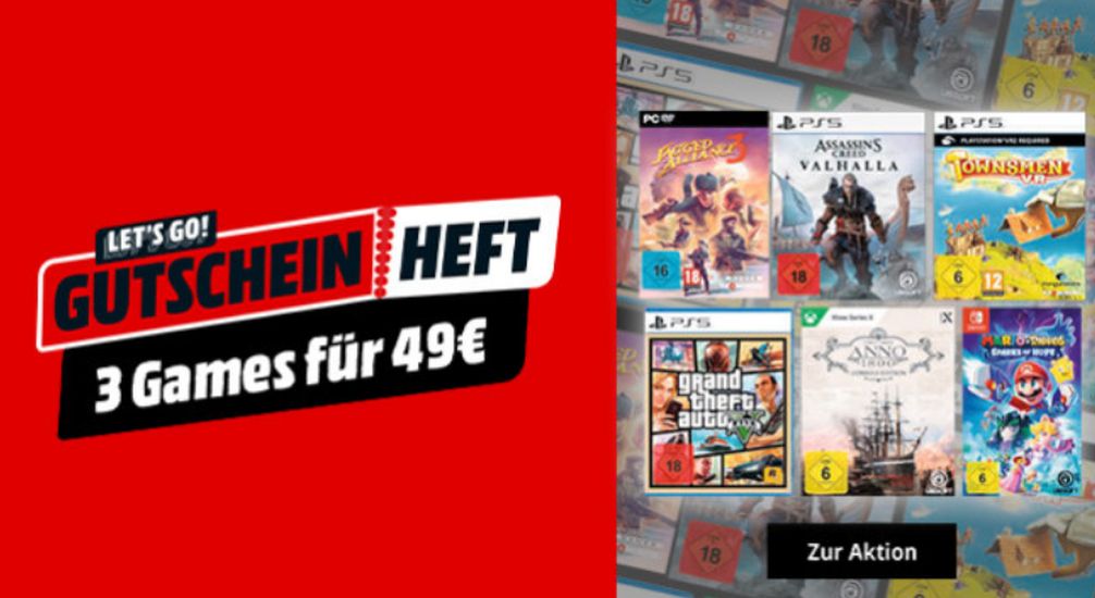 #Neujahrs-Kracher: 3 Games für 49 Euro, darunter auch Switch-Games sowie PS5 und Xbox