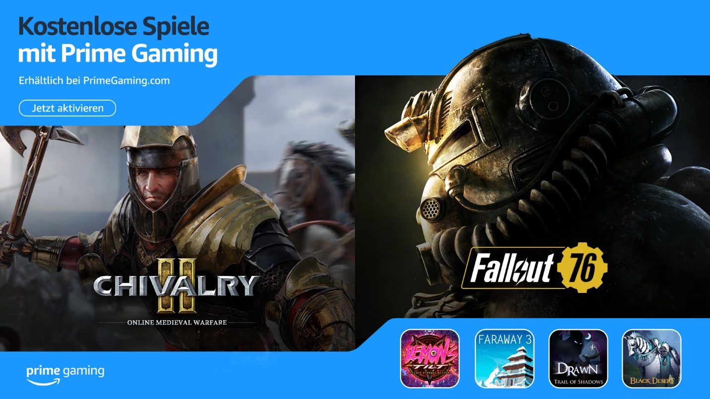 #Prime Gaming im April mit Fallout 76, Chivalry 2 und diesen weiteren Games