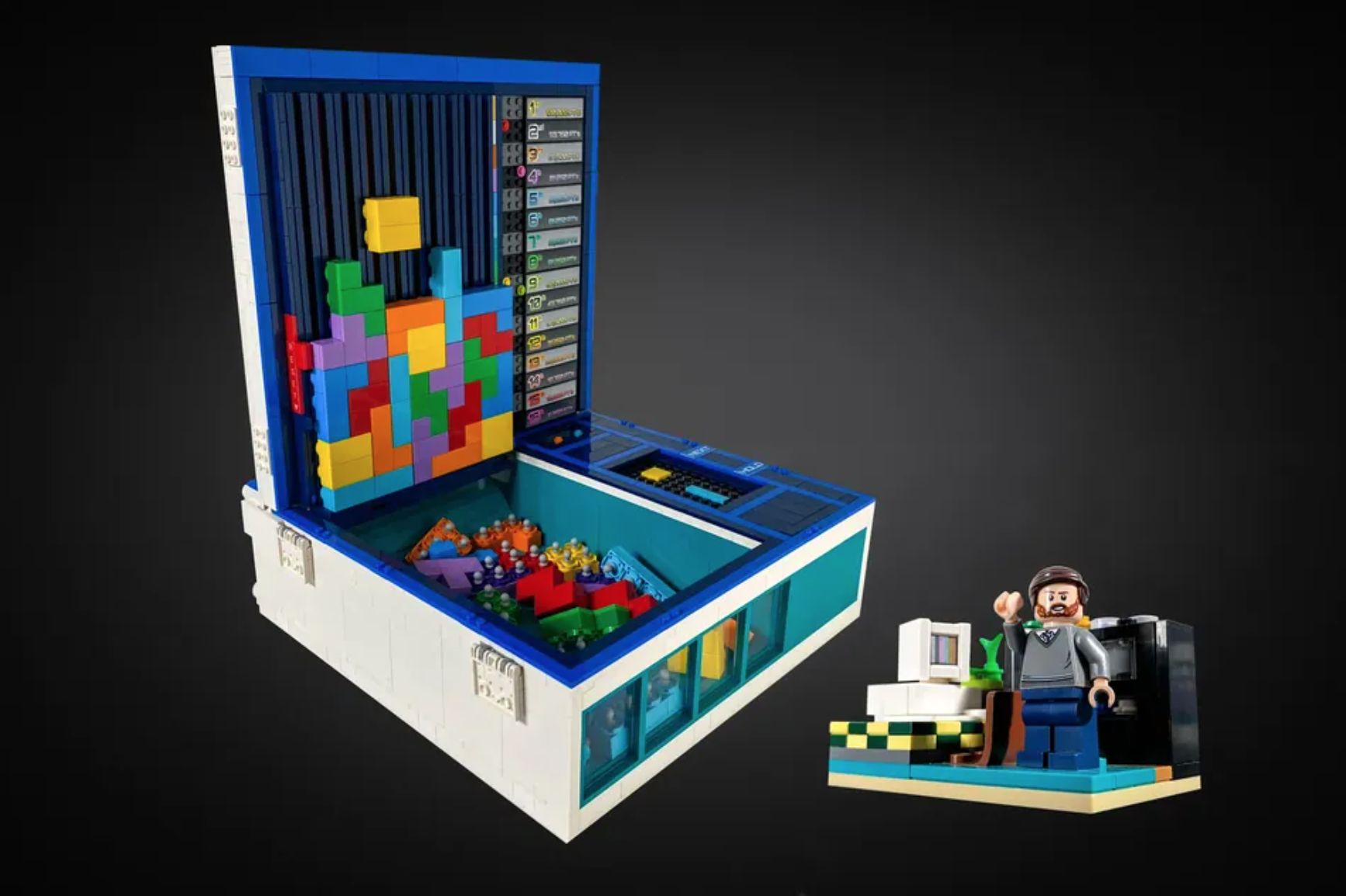 #Mit dem LEGO-Projekt Tetris Solid könnt ihr mit LEGO-Steinen Tetris spielen