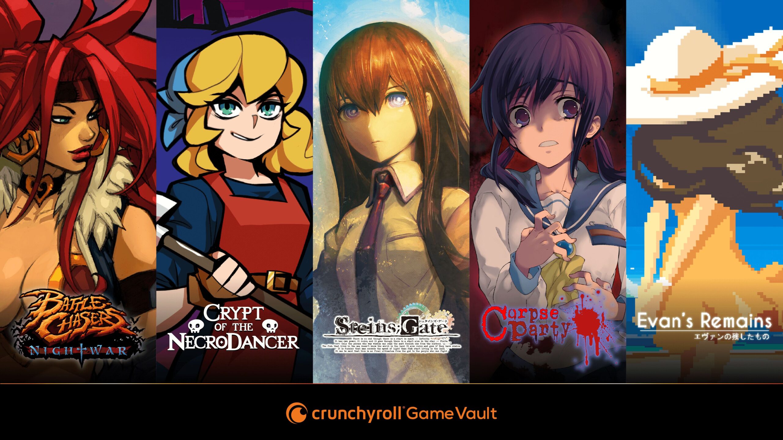 #Crunchyroll bringt 15 neue Games an den Start, darunter Steins;Gate und Corpse Party