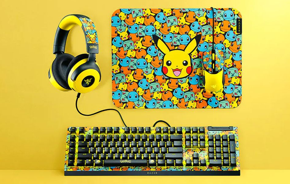 Kontrolliert die virtuellen Welten mit Pokémon: Neue Razer-Kollektion zu Pokémon vorgestellt