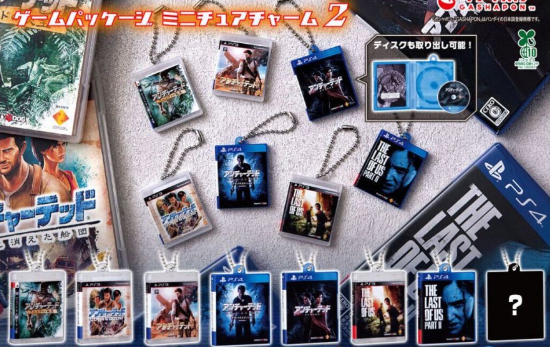 Gacha mit PS4- und PS3-Spielen: Gashapon-Anhänger von Bandai erscheinen im Oktober