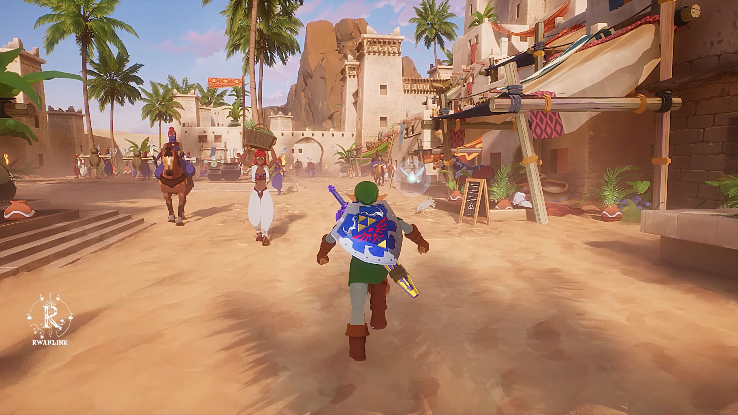 Fanprojekt zeigt die Gerudo-Festung aus Zelda: Ocarina of Time in einem ganz neuen Stil