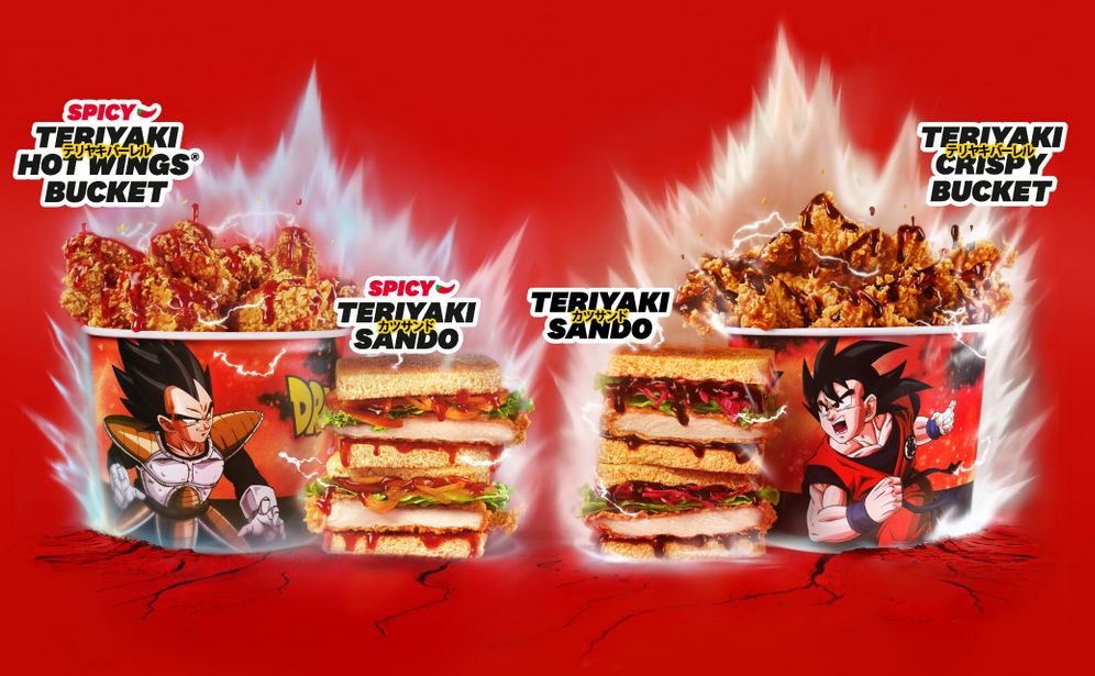 Es gibt jetzt diese „Dragon Ball Z“-Menüs bei KFC und diesmal auch in Deutschland