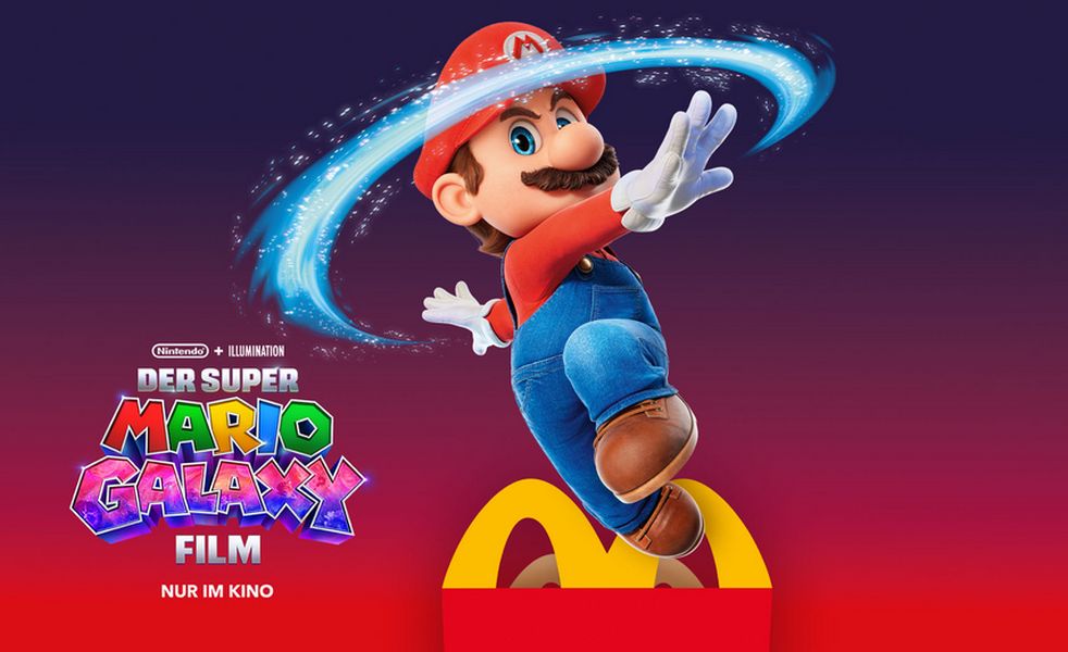 Es geht los: Die Details zur McDonald’s-Aktion zum „Mario Galaxy“-Film in Deutschland
