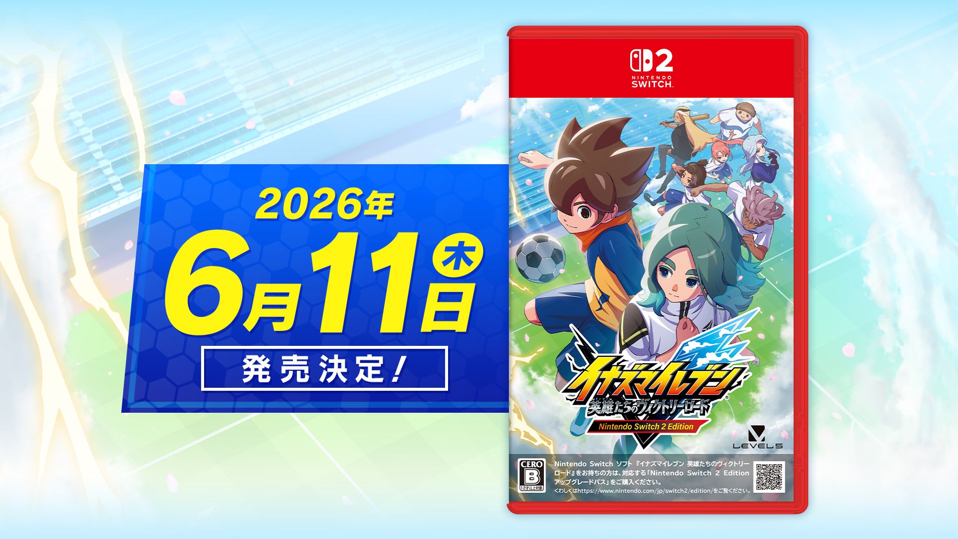 Inazuma Eleven: Victory Road erhält physische „Switch 2“-Version, aber es gibt einen Haken