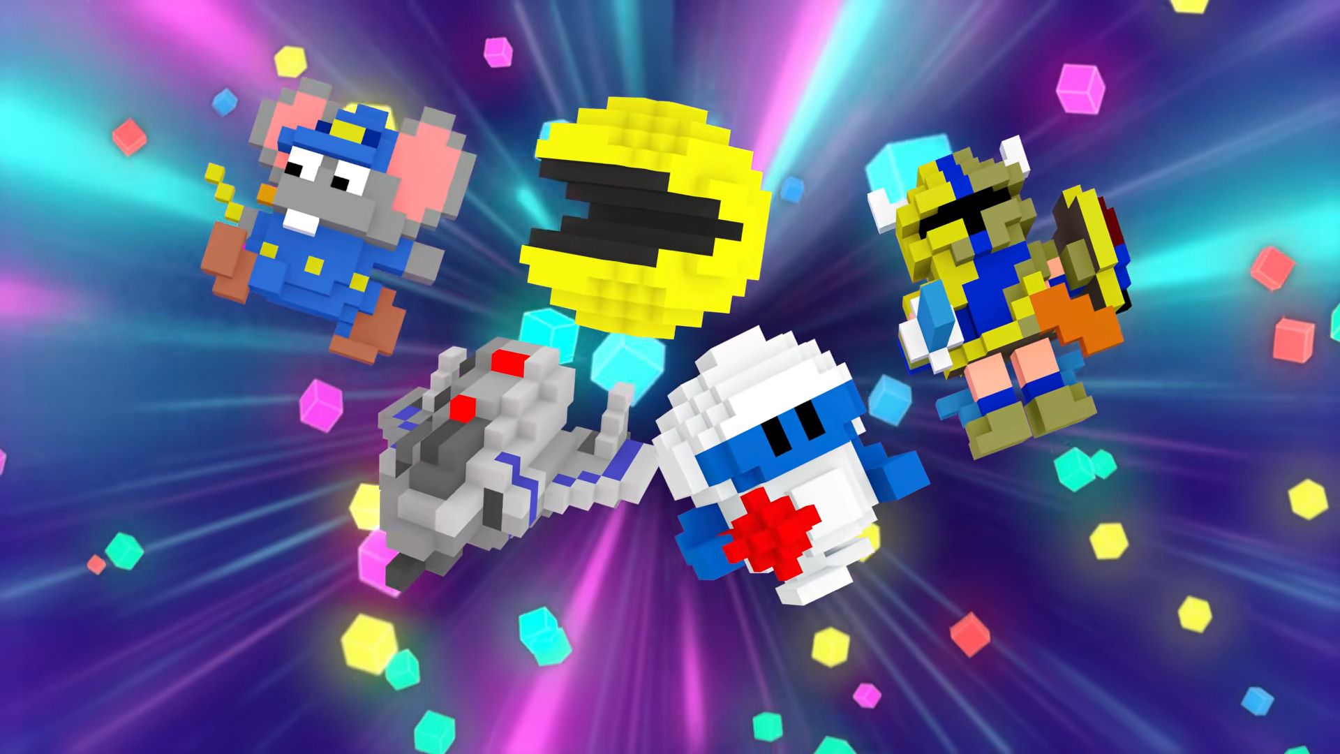 Bandai Namco kombiniert aus Namco-Legenden der 80er ein neues 3D-Puzzle-Game